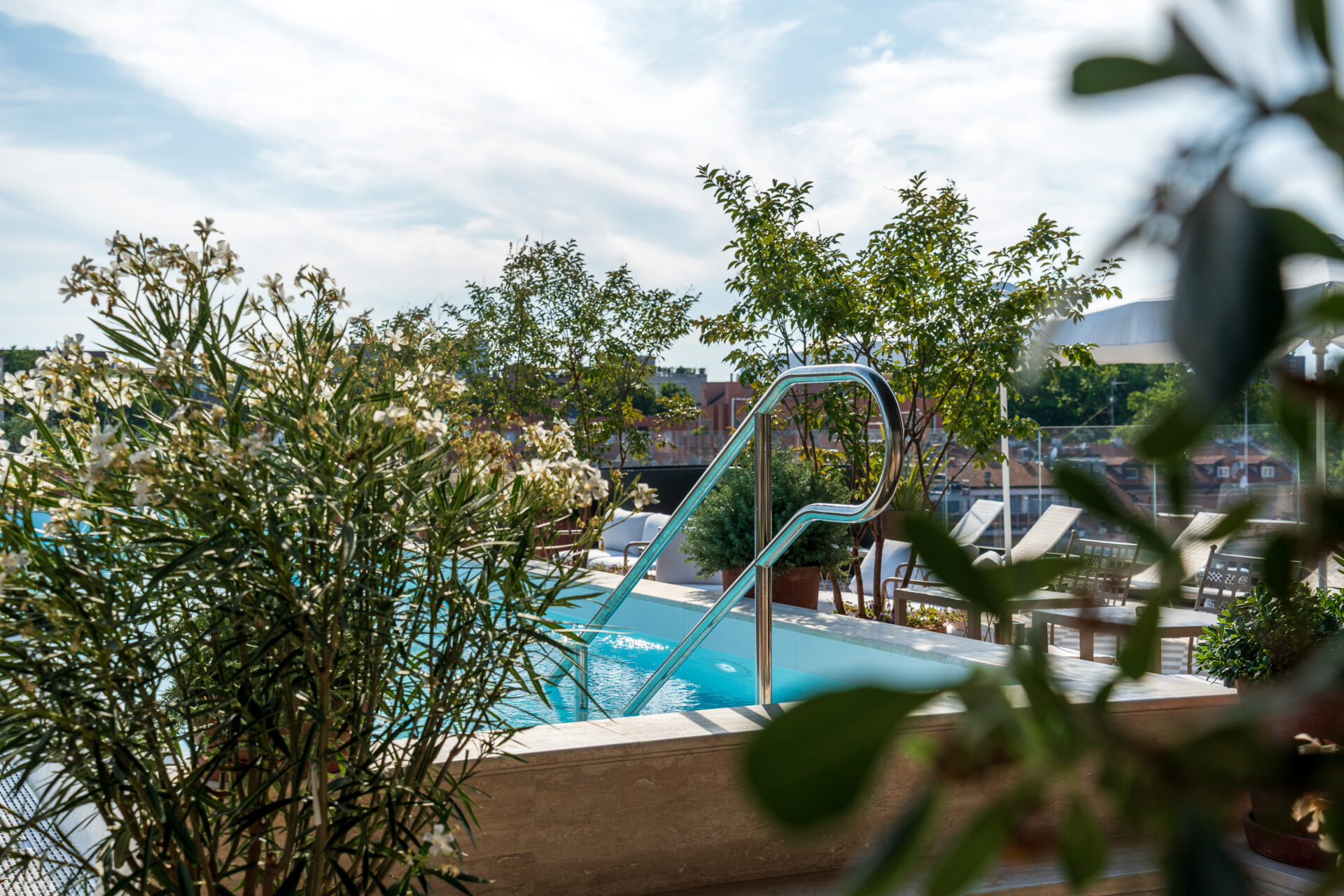 FIVE by the pool